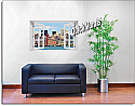 New York City (Color) #1 Window Mural Roomsetting