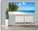 Island Vacation Panoramic Peel And Stick Wall Mural Roomsetting