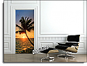  	Palm Beach Sunset 1 Piece Peel & Stick Wall/Door Mural Roomsetting