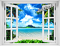 Mysterious Island Window